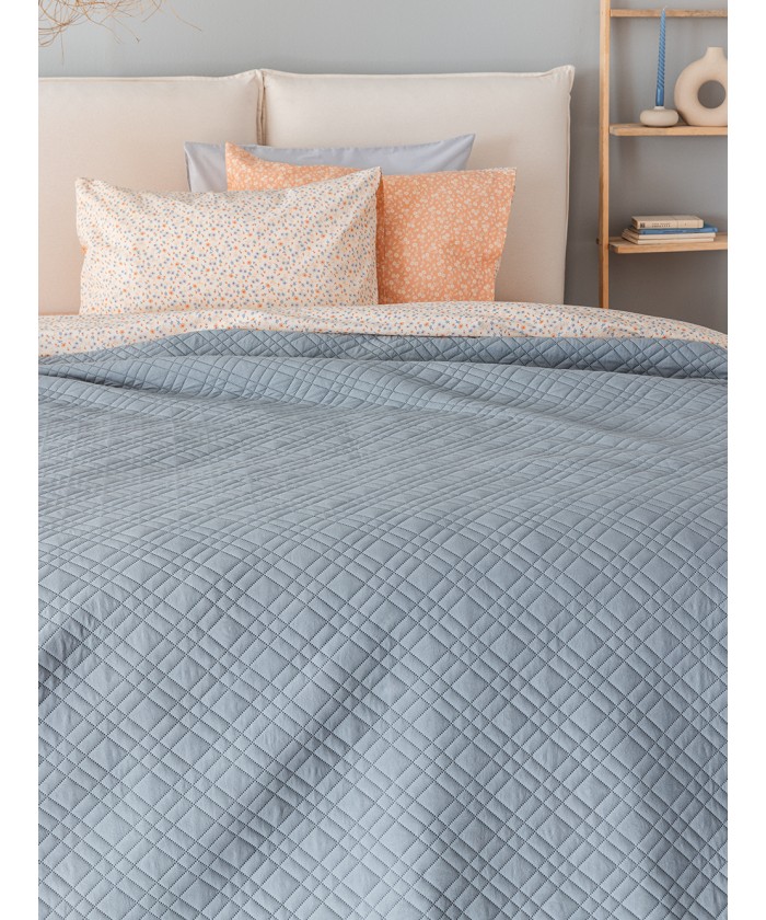 Κουβερλί ημίδιπλο 160x240 PITHA GREY