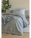 Σετ Σεντόνια Υπέρδιπλα Flannel Beauty 240x265 FB0228 Χωρίς Λάστιχο