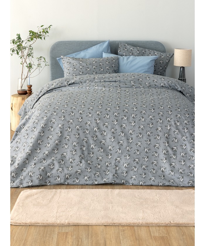 Σετ Σεντόνια Υπέρδιπλα Flannel Beauty 240x265 FB0230 Χωρίς Λάστιχο