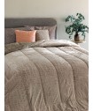 Κουβερτοπάπλωμα Μονό 160x240 FLO BEIGE