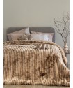 Κουβερτοπάπλωμα Υπέρδιπλο 220x240 TIDI/2 BEIGE