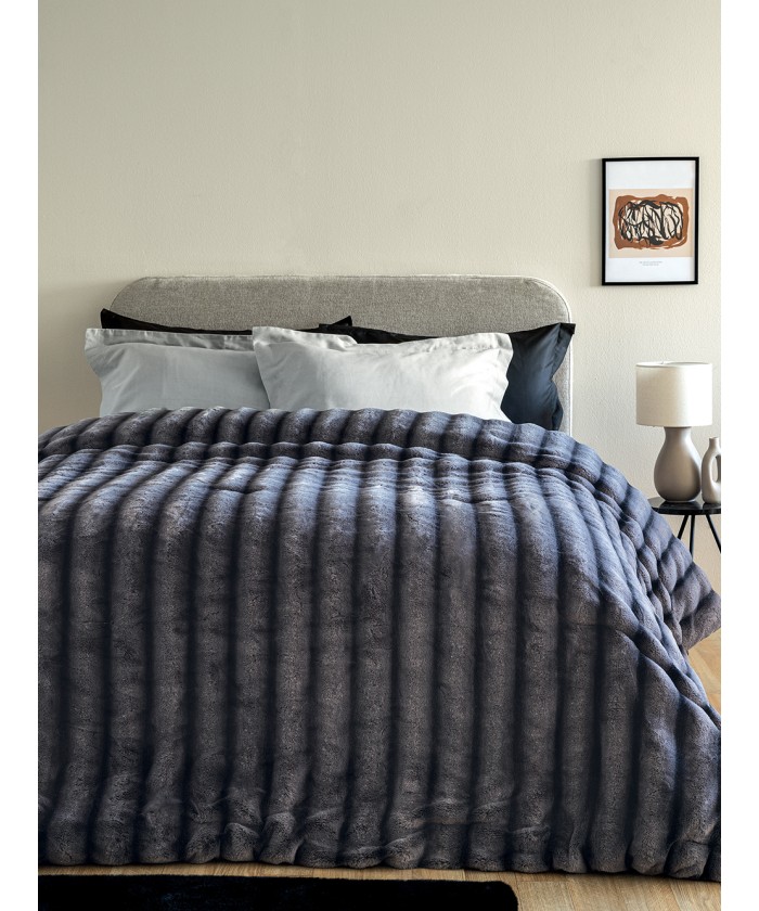 Κουβερτοπάπλωμα Υπέρδιπλο 230x250 CATE GREY