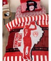Κουβέρτα Fleece Μονή DG 160x220 OLYMPIACOS