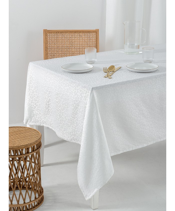 Τραπεζομάντηλο Αλεκιαστο Formal Dinner 175x260 LITA WHITE