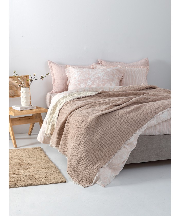 Κουβέρτα muslin 250x240 MOUS BEIGE