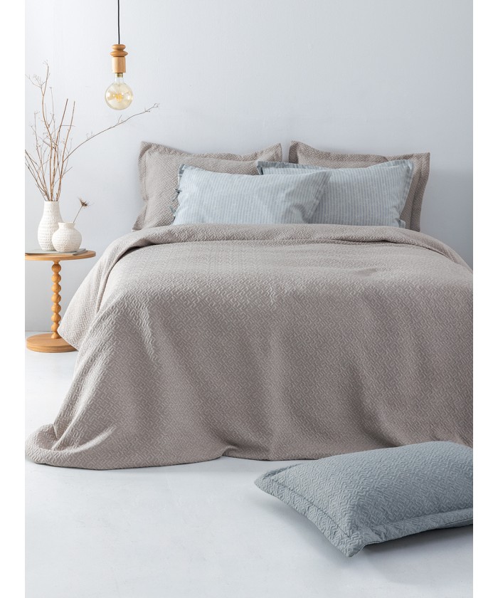 Κουβέρτα Matelasse 230X260 ZOE BEIGE