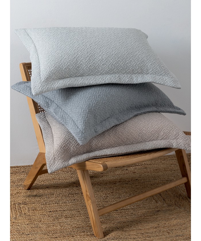 Ζεύγος Μαξιλαροθήκες Matelasse Oxford 50X70 ZOE GREY