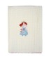 DAS BABY 6511 ΚΟΥΒΕΡΤΑ ΠΙΚΕ 110X150 DREAM EMBROIDERY ΡΟΖ