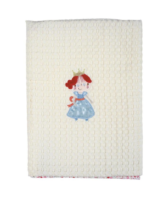 DAS BABY 6511 ΚΟΥΒΕΡΤΑ ΠΙΚΕ 110X150 DREAM EMBROIDERY ΡΟΖ