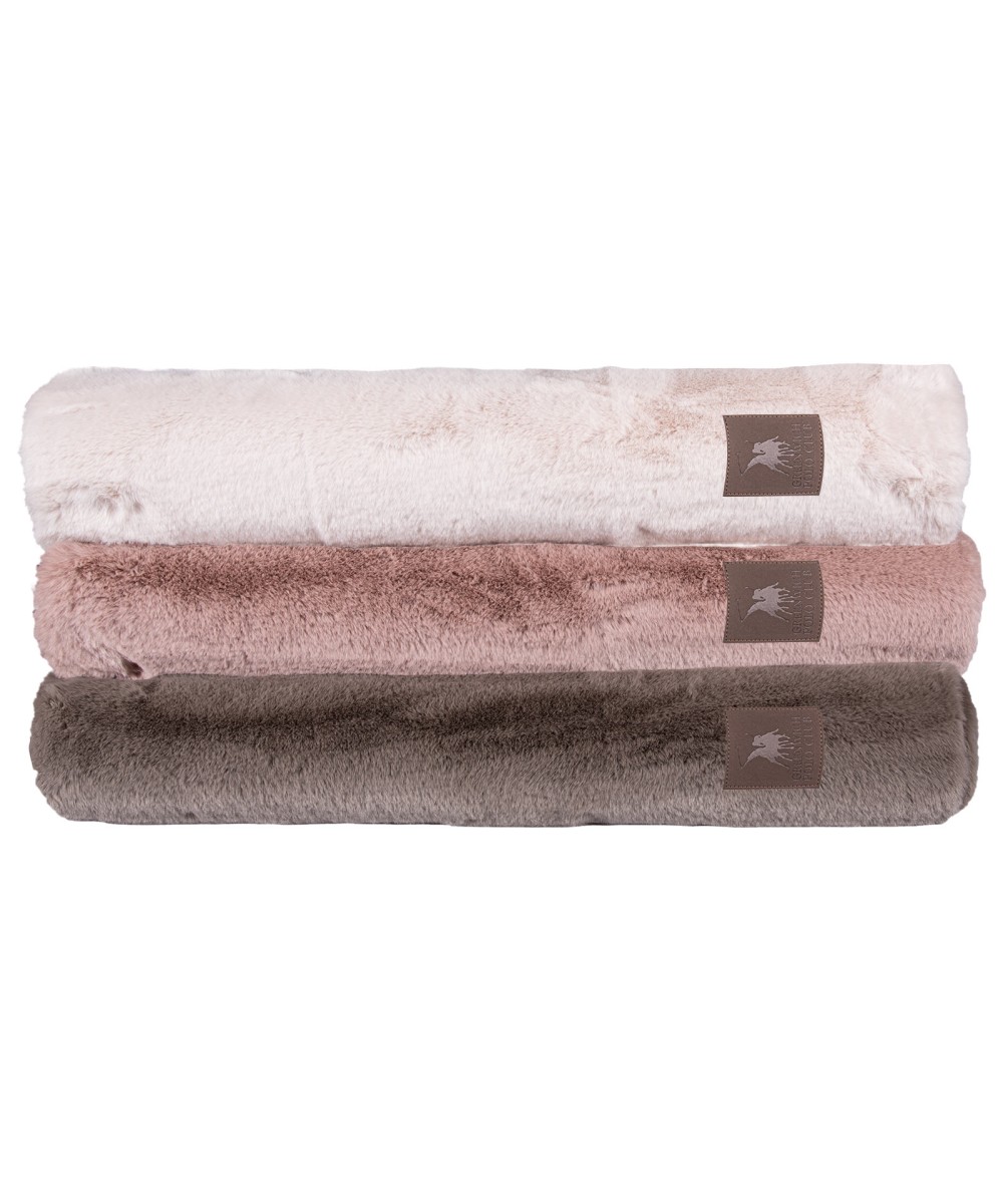 GREENWICH POLO CLUB ΧΑΛΙ 75X200 FAUX FUR 3109 TAUPE