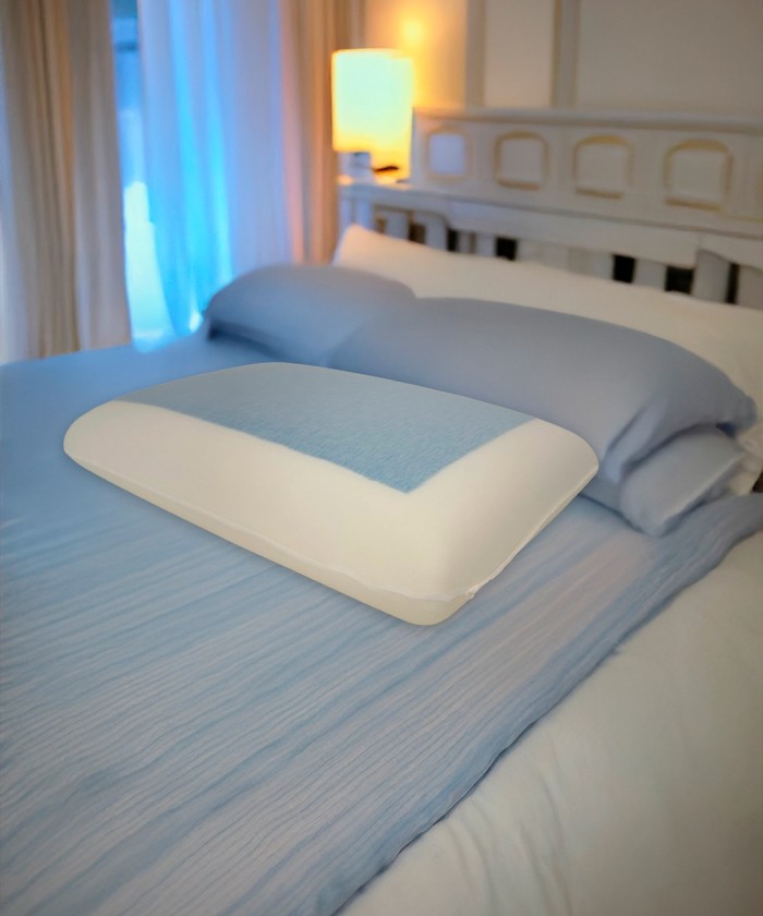 Μαξιλάρι Ύπνου Dokos Home Memory Gel Μέτριο (50x70)